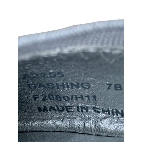 Coach Womens Silver Sequin Ballet Flats Size 7B Q10643 Purse Shoes EUC - Picture 2 of 12